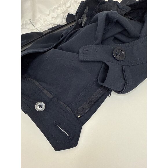 Ann Taylor Womens Navy Wide-Leg Trousers Size 6 petite - Picture 4 of 5